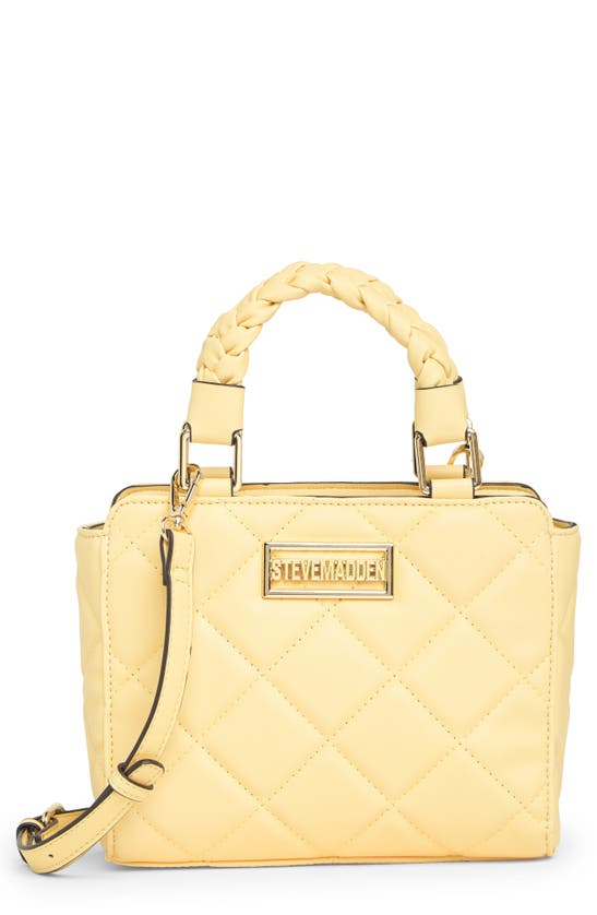 Steve Madden Sands Quilted Mini Crossbody Bag In Limone ModeSens