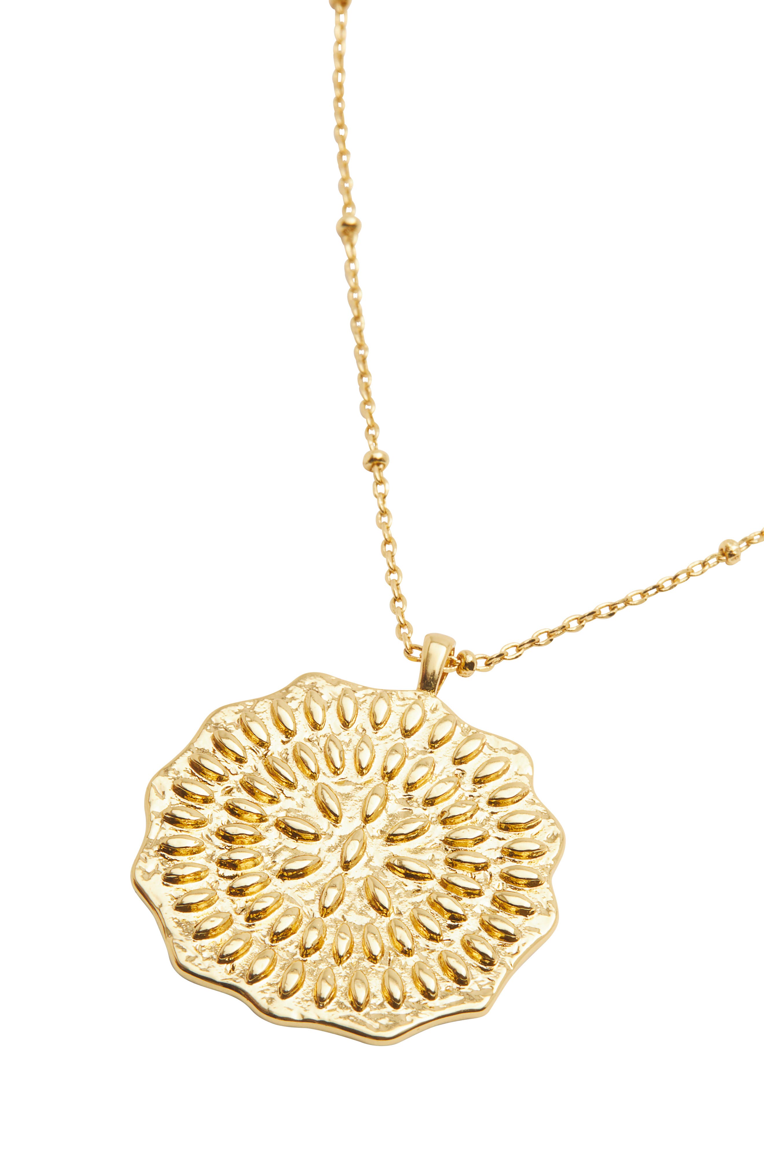 gorjana Mosaic Coin Pendant Necklace 