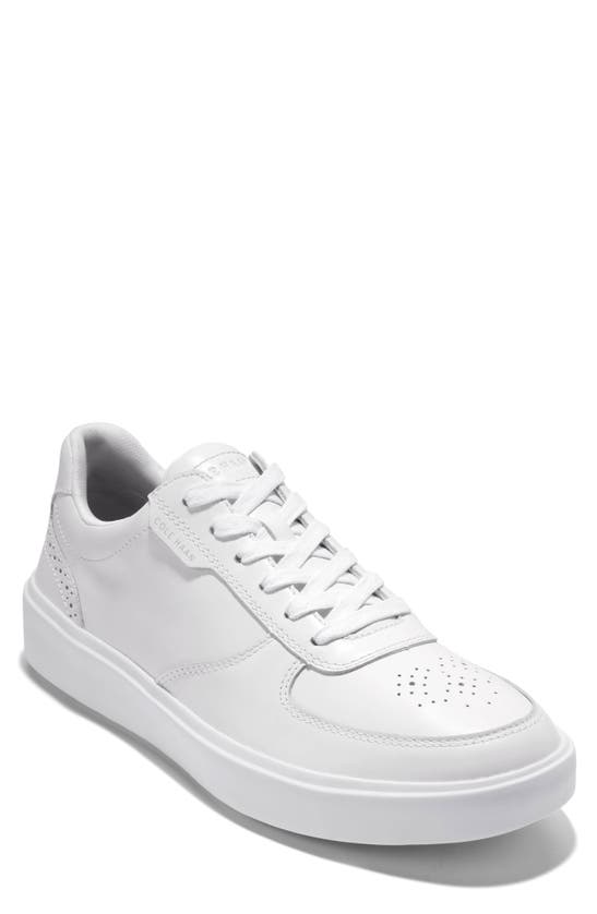 Shop Cole Haan Grand Crosscourt Sneaker In Optic White/ Optic White