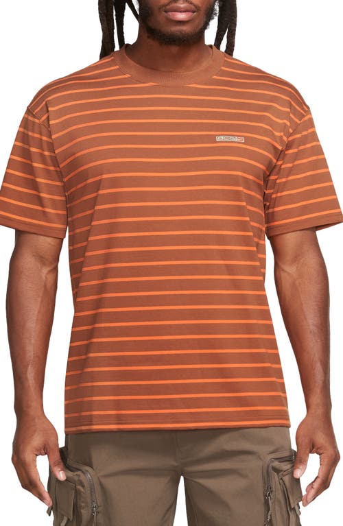 Nike ACG Stripe T-Shirt Dark Russet/Bright Mandarin at Nordstrom,