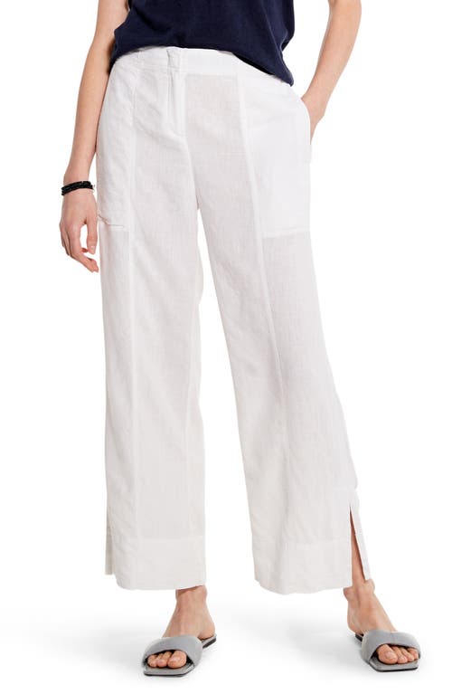 NIC+ZOE Rumba Park Wide Leg Pants in Paper White