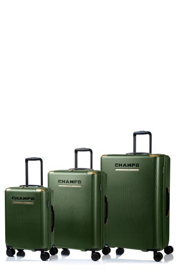 CHAMPS CHAMPS LUXE II 3-PIECE HARDSIDE SPINNER SUITCASES 