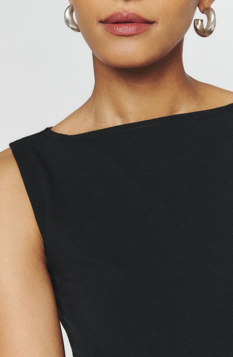 Reformation Dusk Stretch Organic Cotton Knit Top Nordstrom