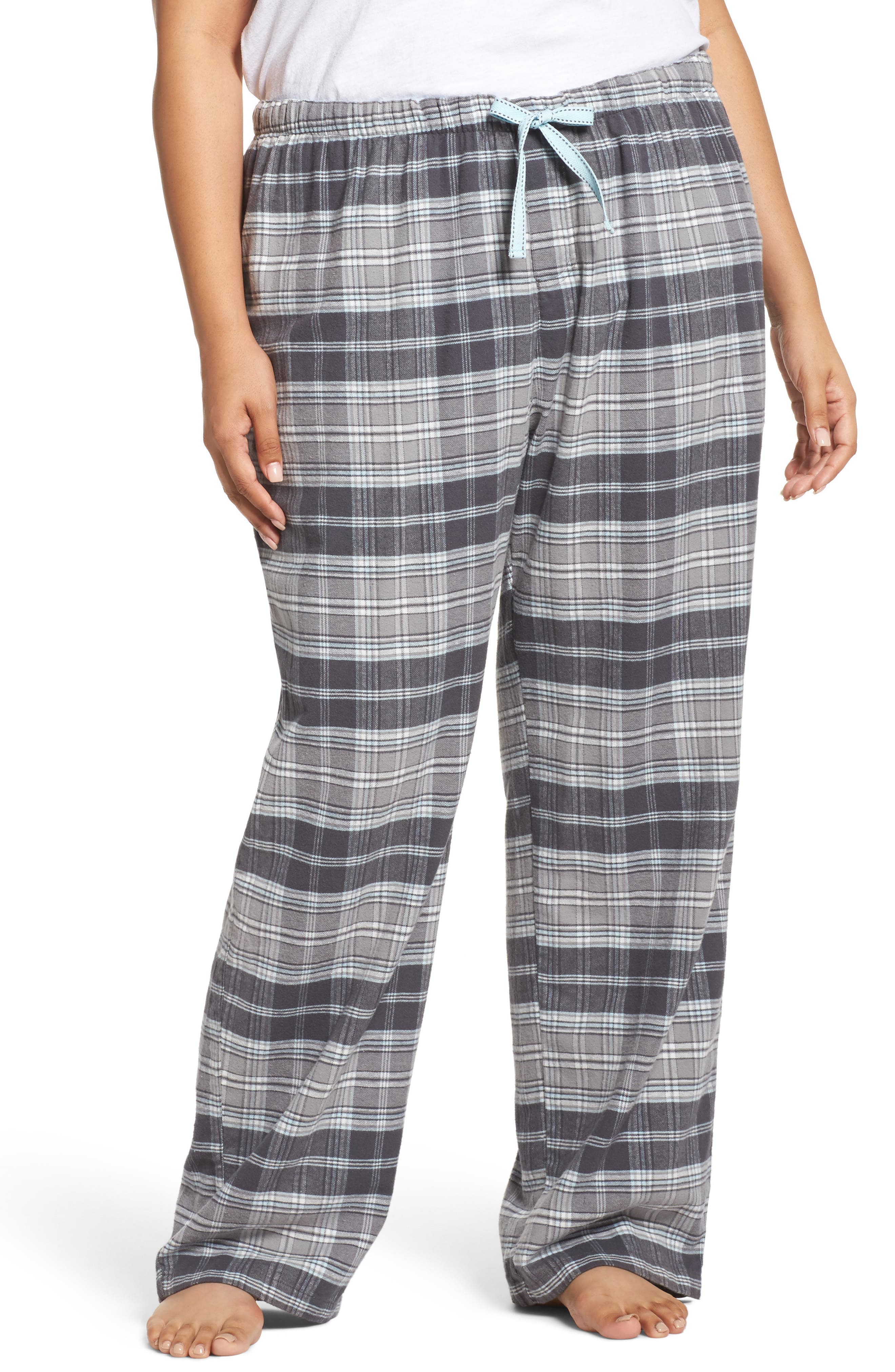 PJ Salvage Plaid Flannel Pajama Pants (Plus Size) Nordstrom