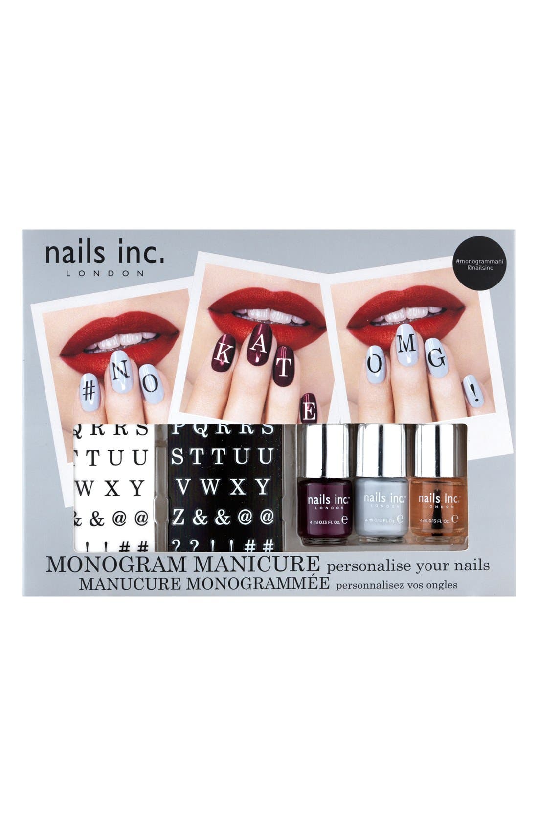 nail inc. London 'Monogram Manicure' Nail Polish Set Nordstrom