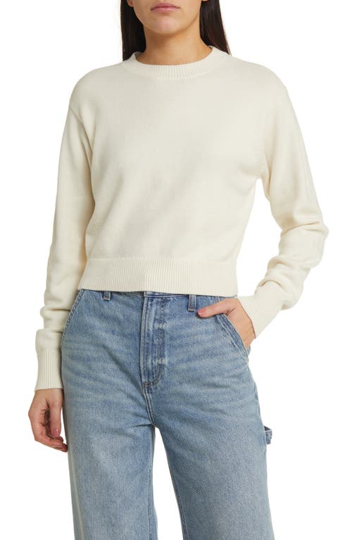 Treasure & Bond Relaxed Pima Cotton Blend Pullover Sweater at Nordstrom,