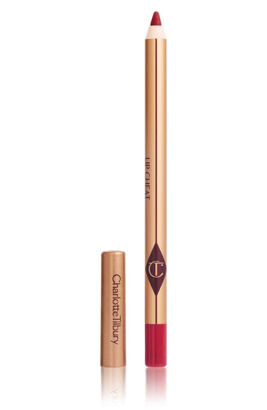 Shop Charlotte Tilbury Lip Cheat Lip Liner In Red Carpet Red