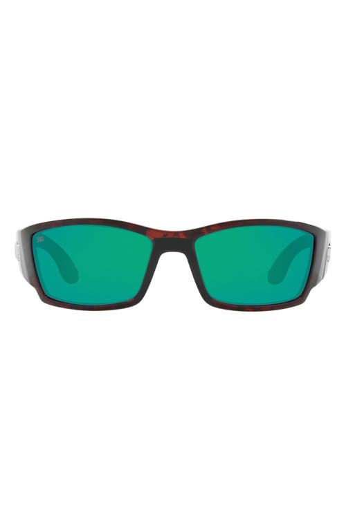 UPC 097963464406 product image for Costa Del Mar 61mm Polarized Wraparound Sunglasses in Light Tort at Nordstrom | upcitemdb.com