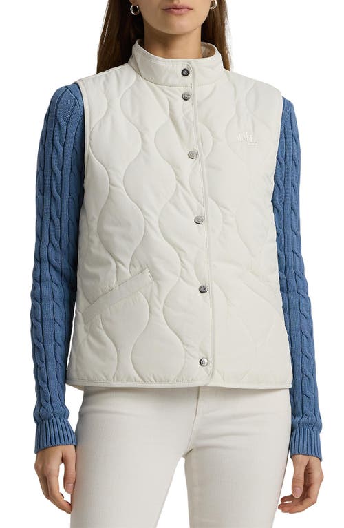 Lauren Ralph Quilted Snap-Up Vest at Nordstrom,