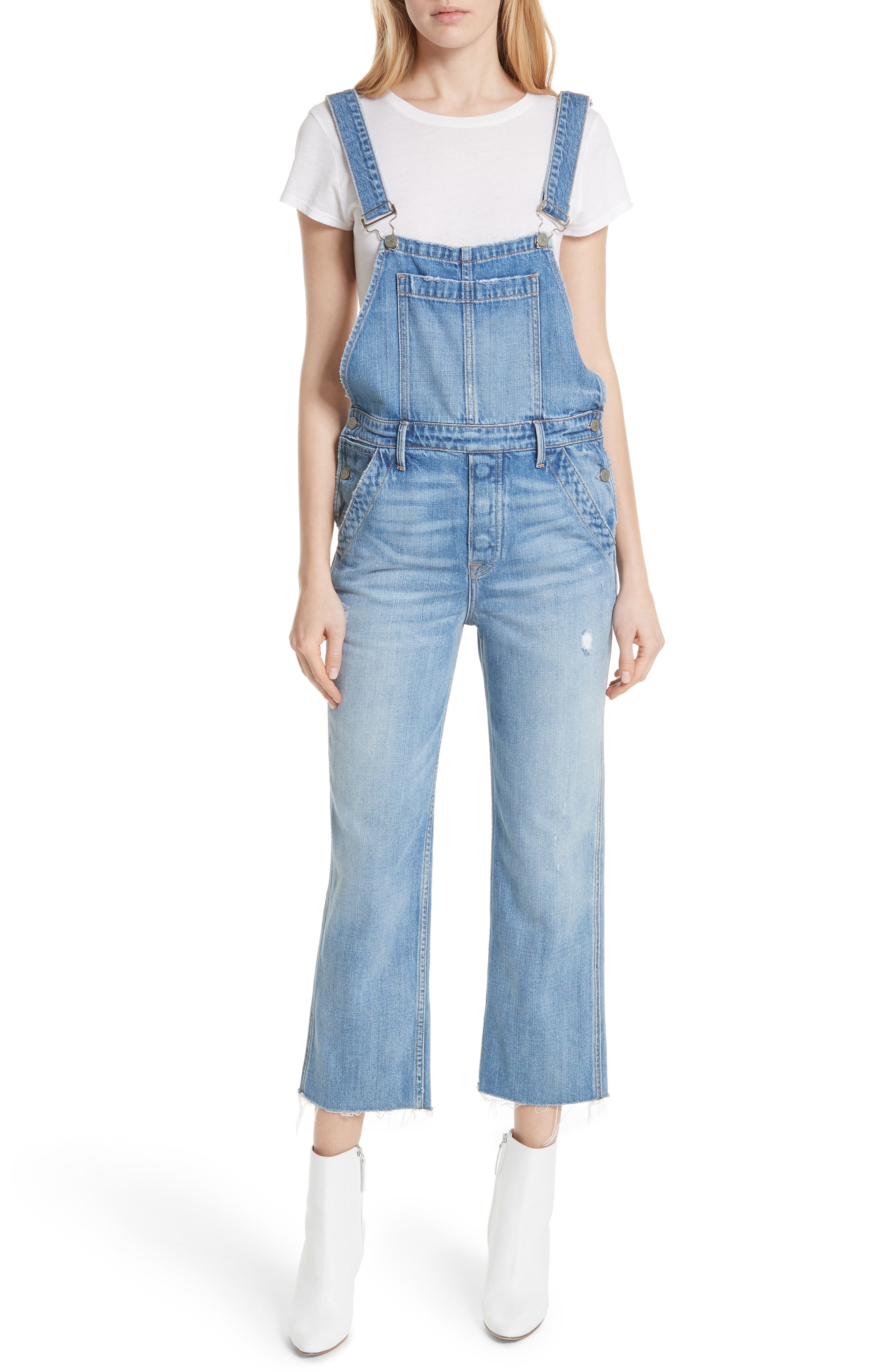 grlfrnd denim overalls