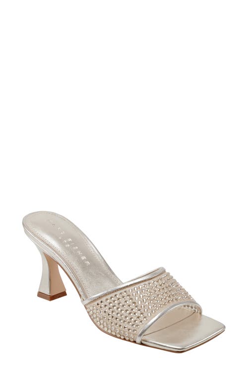 Shop Marc Fisher Ltd Delaney Slide Sandal In Gold