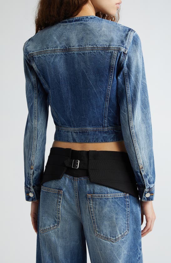 STELLA MCCARTNEY STELLA MCCARTNEY TUXEDO PANEL DENIM JACKET