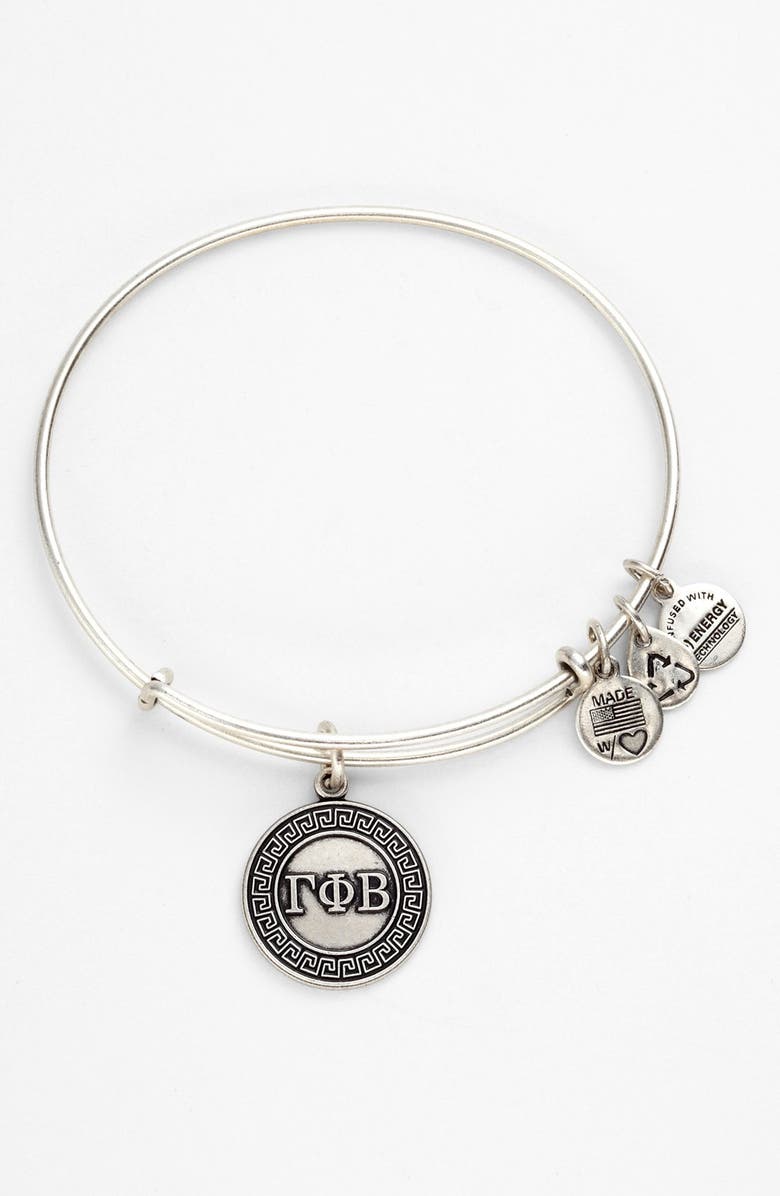Alex and Ani 'Gamma Phi Beta' Expandable Wire Bangle | Nordstrom