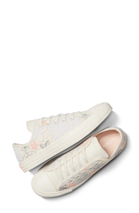 Shop Converse Chuck Taylor® All Star® Oxford Sneaker In Egret/ Soft Peach/ Egret