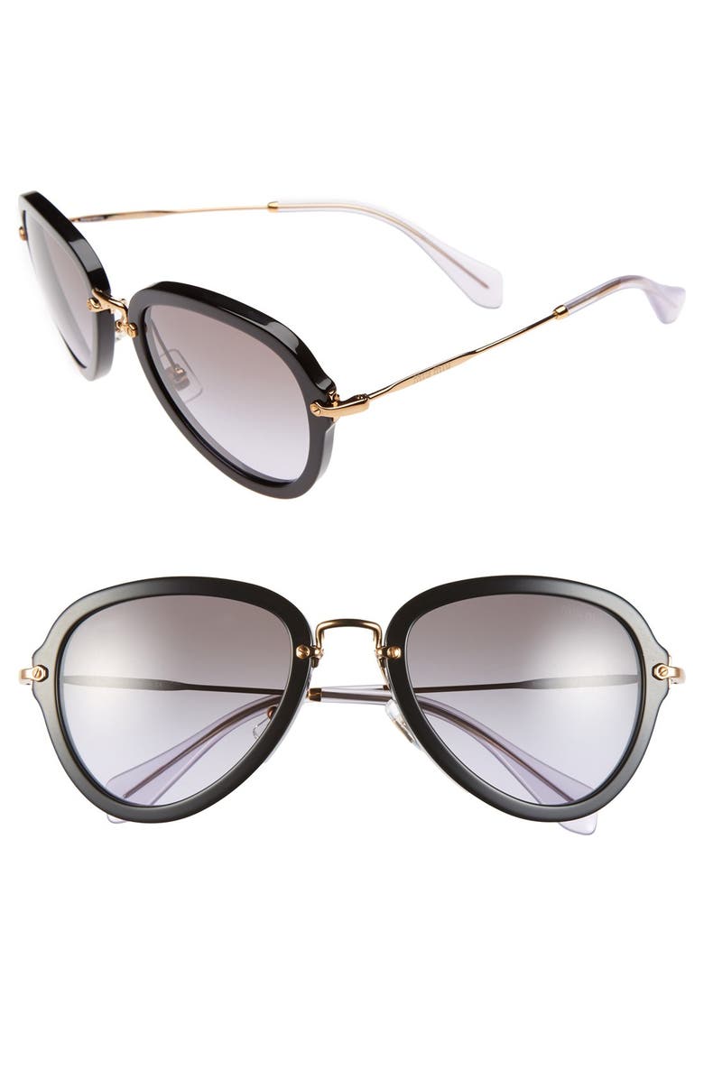 Miu Miu 55mm 'Noir' Sunglasses | Nordstrom