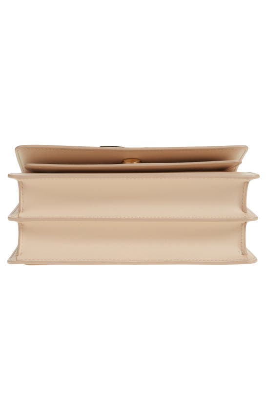 Dolce & Gabbana Logo Leather Shoulder Bag In Pastel Pink