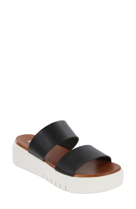 Mia Lexi Platform Slide Sandal In Mh0094-blc-bonz