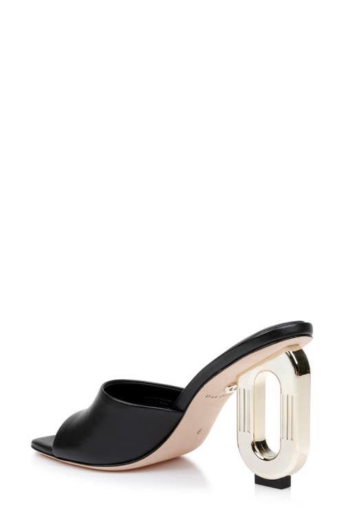 Shop Dee Ocleppo Ibiza Slide Sandal In Black Leather