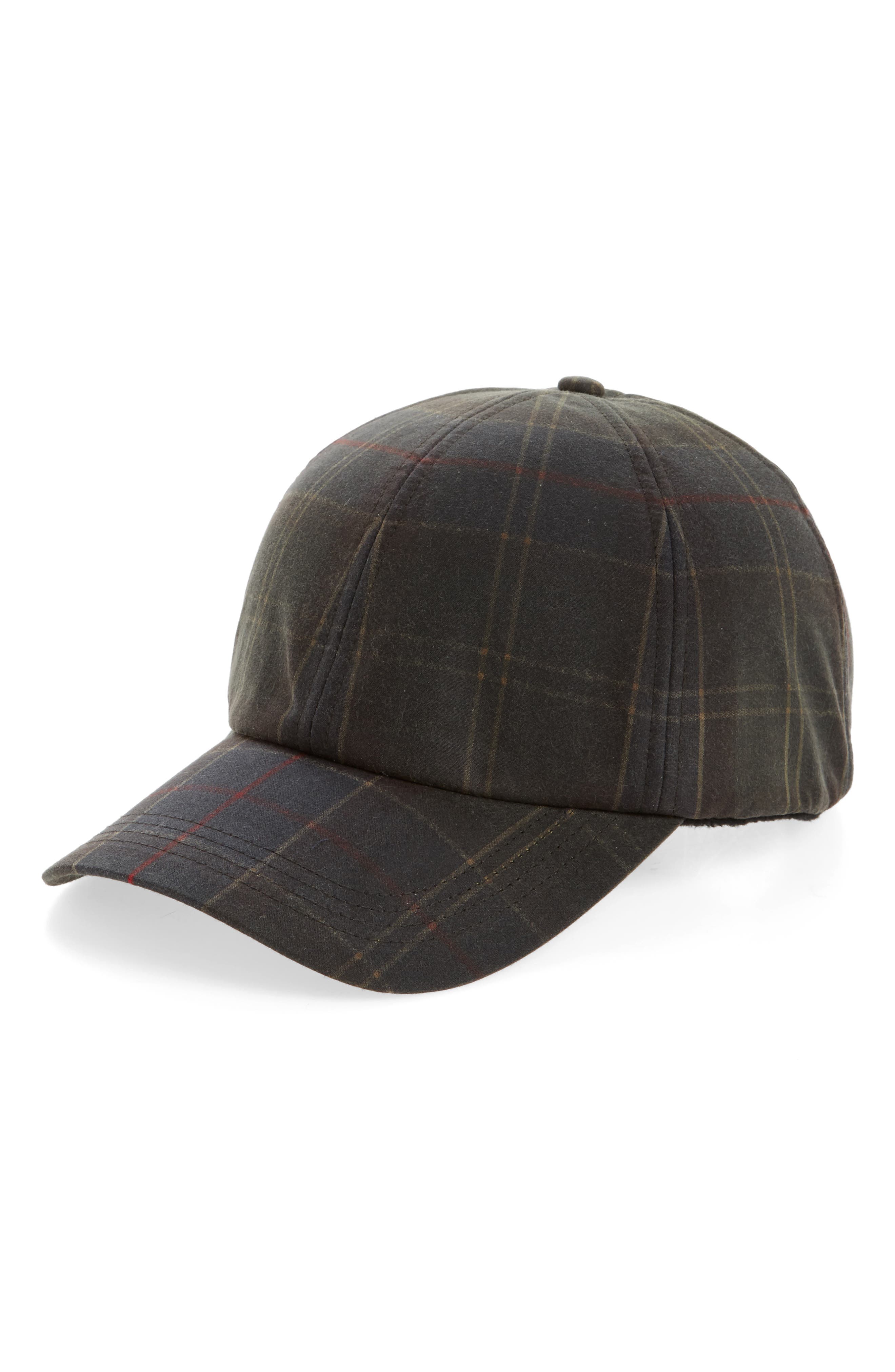 barbour classic tartan cap