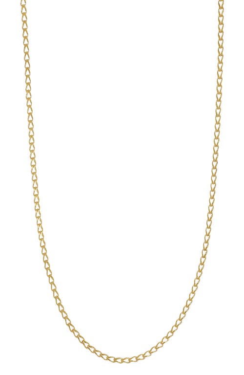 Bony Levy Men's 14K Gold Curb Chain Necklace Yellow at Nordstrom,