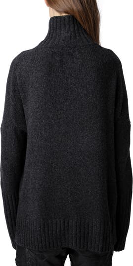 Black 'Alma We Heart' turtleneck sweater Zadig & Voltaire - Vitkac Italy