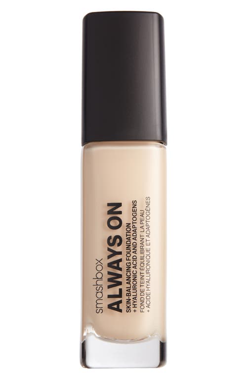 Smashbox Always On Skin-Balancing Foundation with Hyaluronic Acid & Adaptogens in F20W at Nordstrom