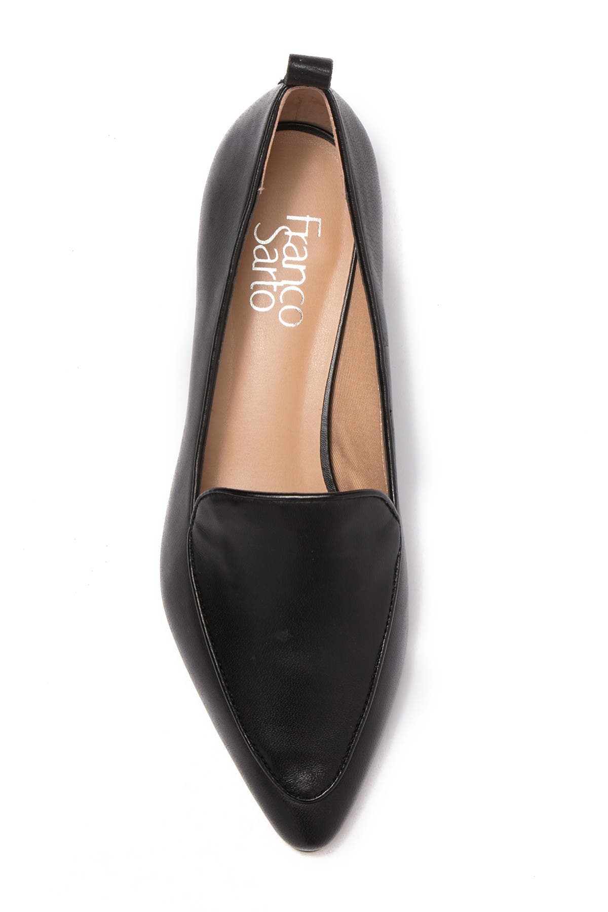 franco sarto pointy toe leather flats