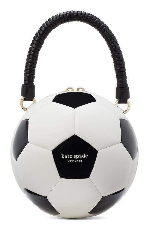 Kate Spade New York kickoff patchwork soccer ball bag in Black Multi. at Nordstrom