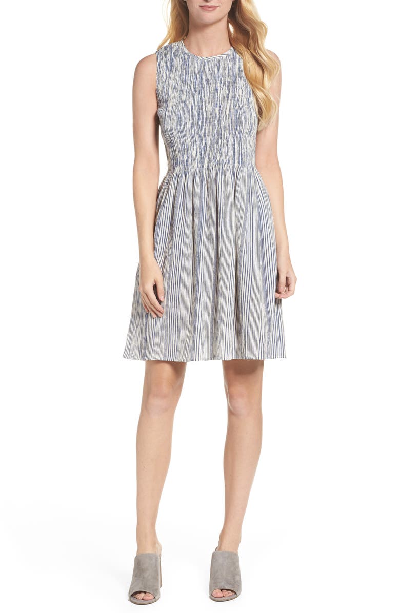 French Connection Serge Smocked Dress | Nordstrom