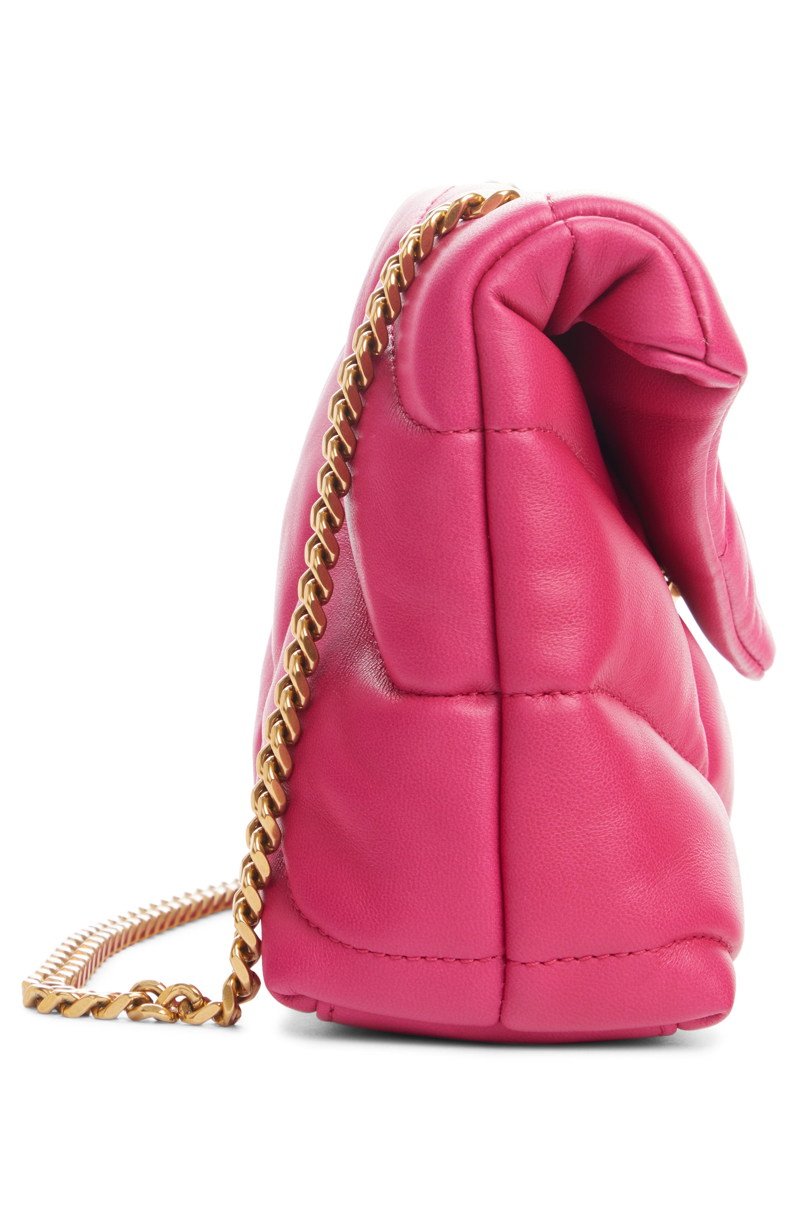 toy loulou puffer quilted leather crossbody bag