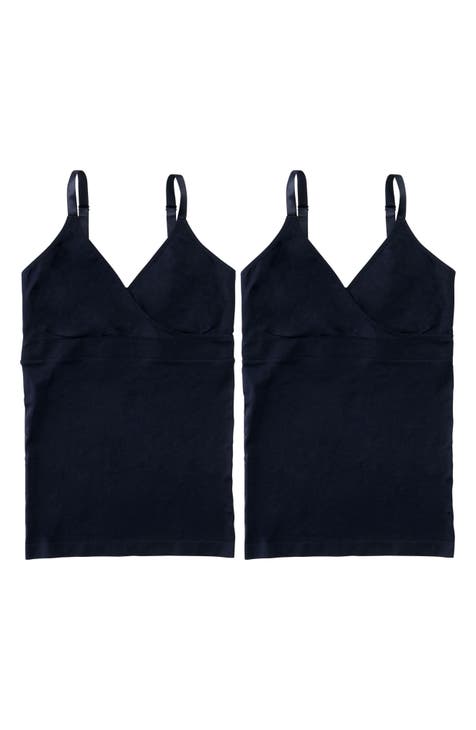 Women's Nursing Tank Tops Maternity Cam𝐢 Womens Nursed Tank Tops Built in Bra  Top for Cotton Breastfeeding, Grey, Small : : Clothing, Shoes &  Accessories