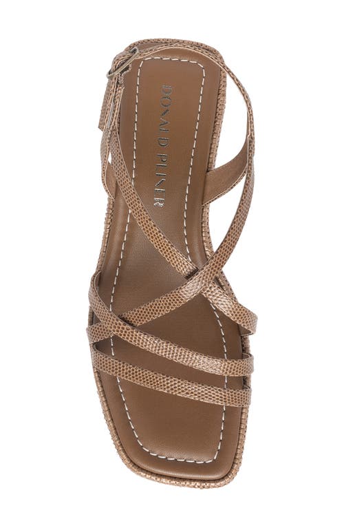 Shop Donald Pliner Slingback Sandal In Saddle