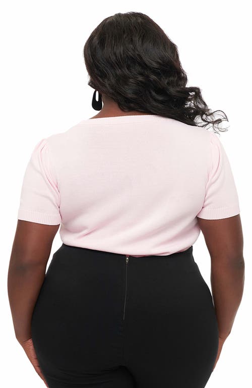 UNIQUE VINTAGE UNIQUE VINTAGE PLUS SIZE EMBROIDERED SWEATER 