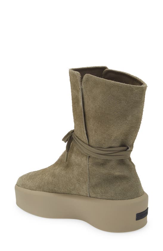 Shop Fear Of God Native Platform Boot In 083 - Wolf