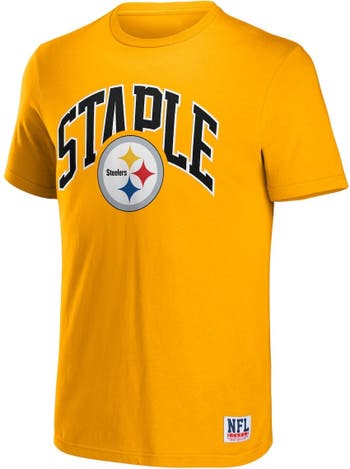 Pittsburgh Steelers Women's '47 Brand Not Just Friday White Shortsleeve T- Shirt