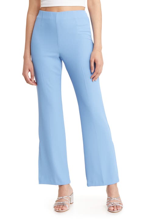 women blue pants