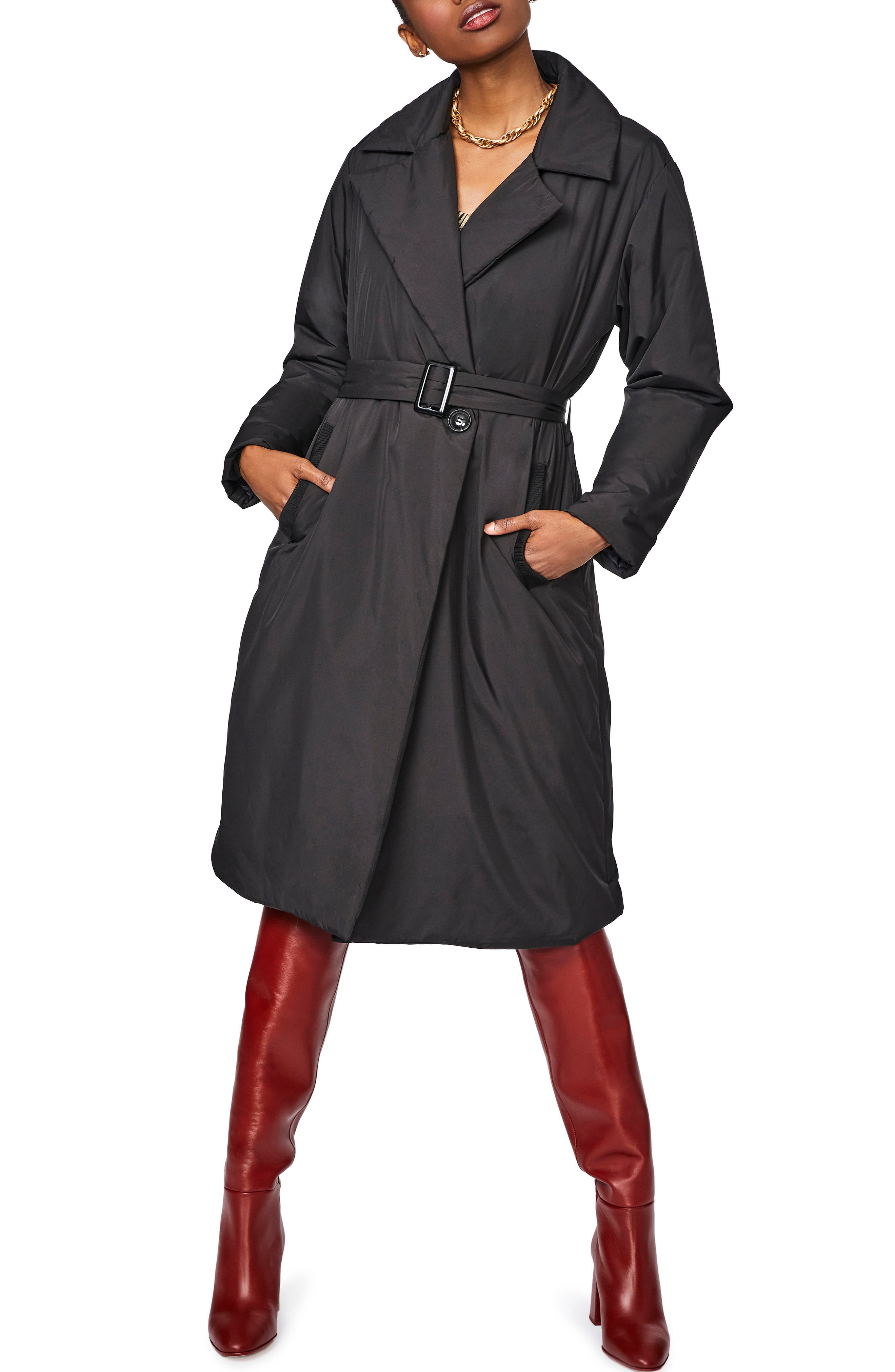 nordstrom petite trench coat