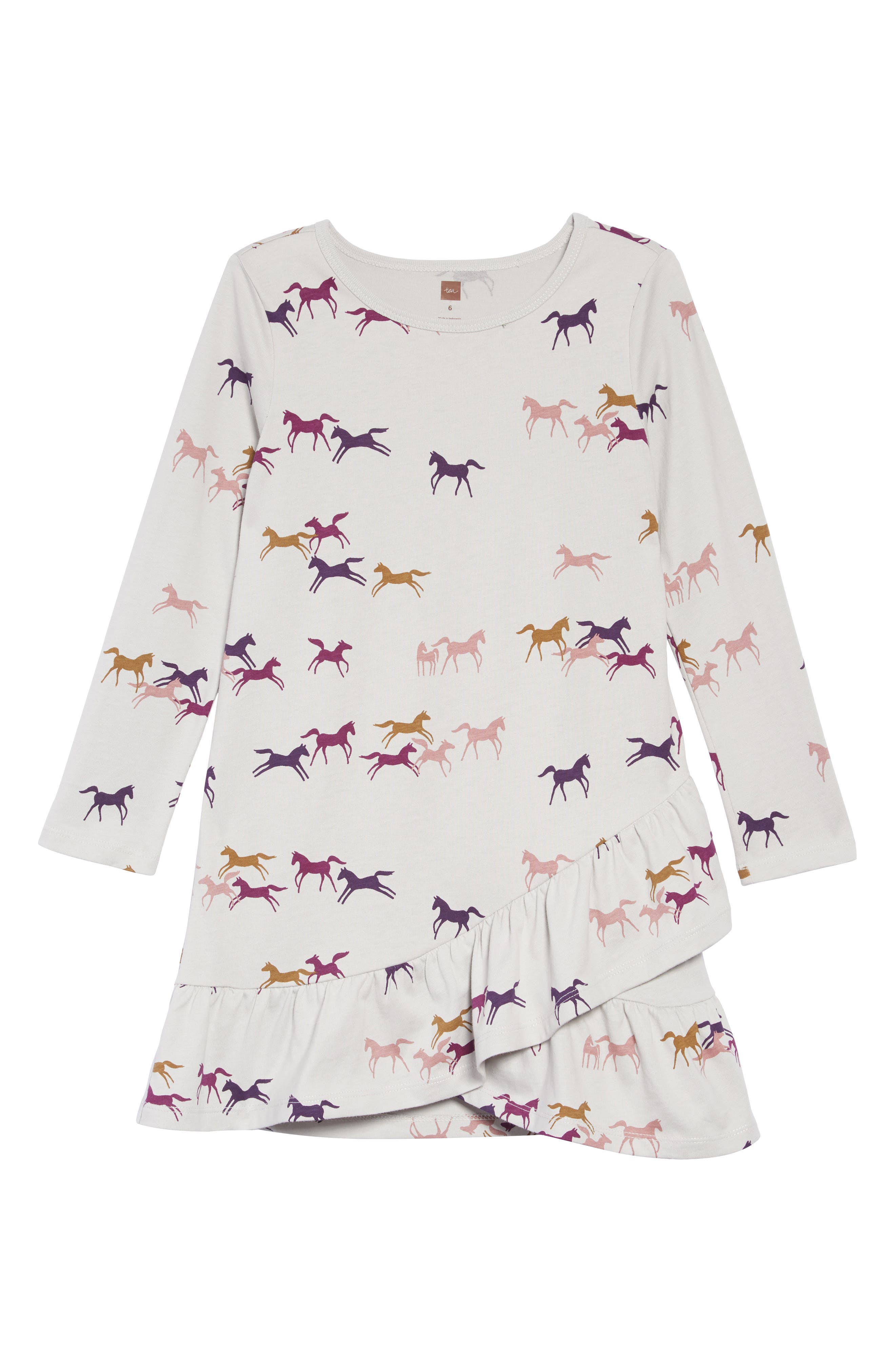 girls horse print dress
