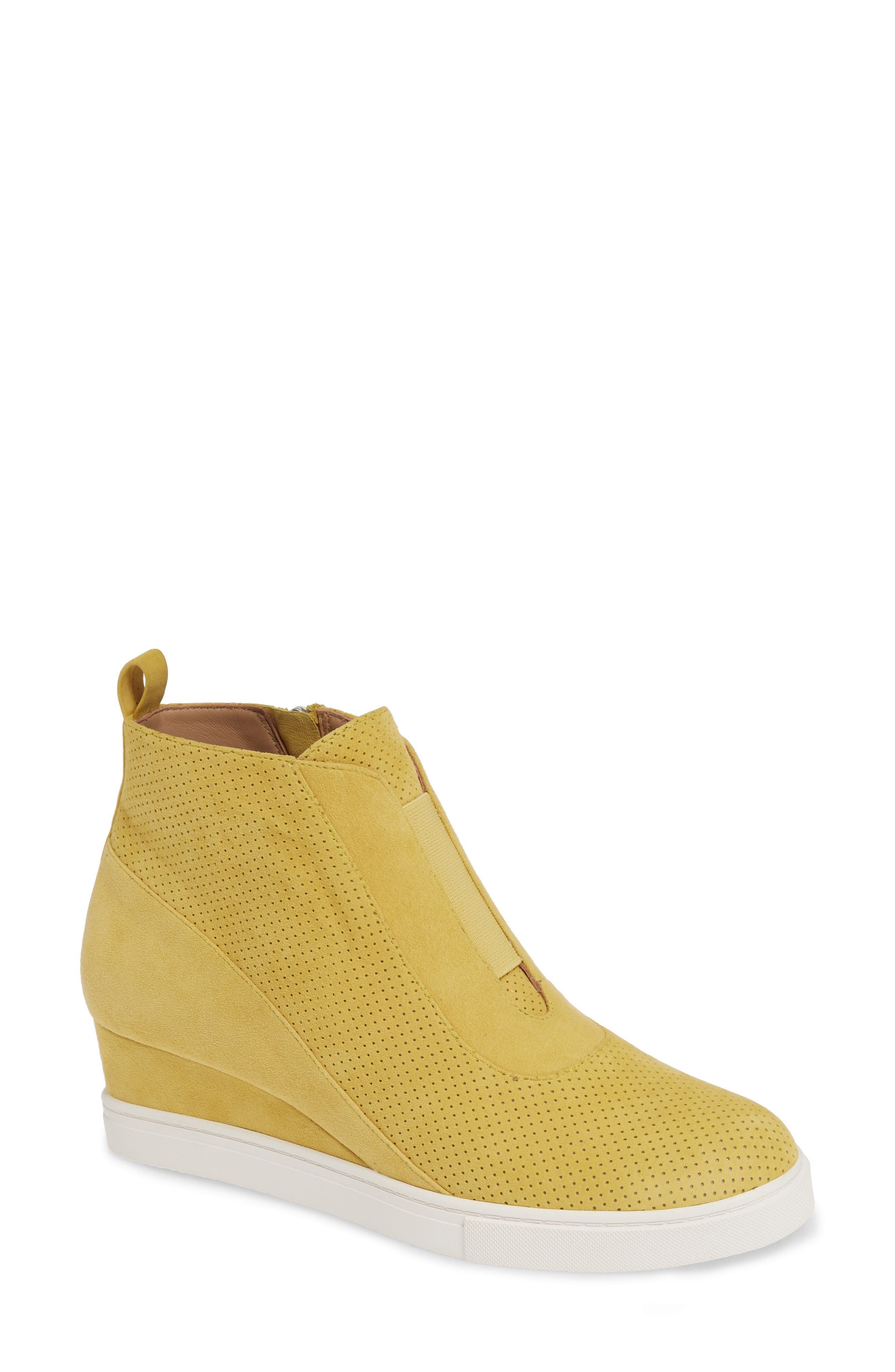 Linea Paolo Anna Wedge Sneaker- Yellow