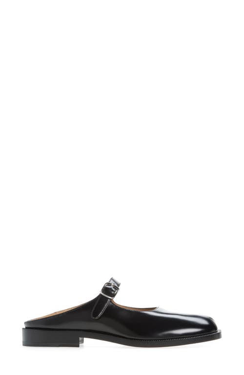 Maison Margiela Tabi Mary Jane Mule In Black
