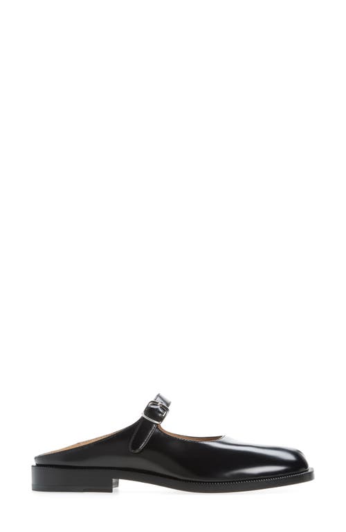 Shop Maison Margiela Tabi Mary Jane Mule In Black