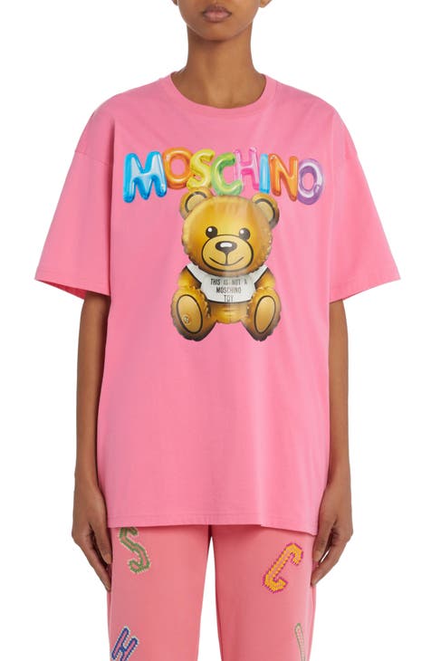 Inflatable Teddy Bear Oversize Organic Cotton Graphic T-Shirt