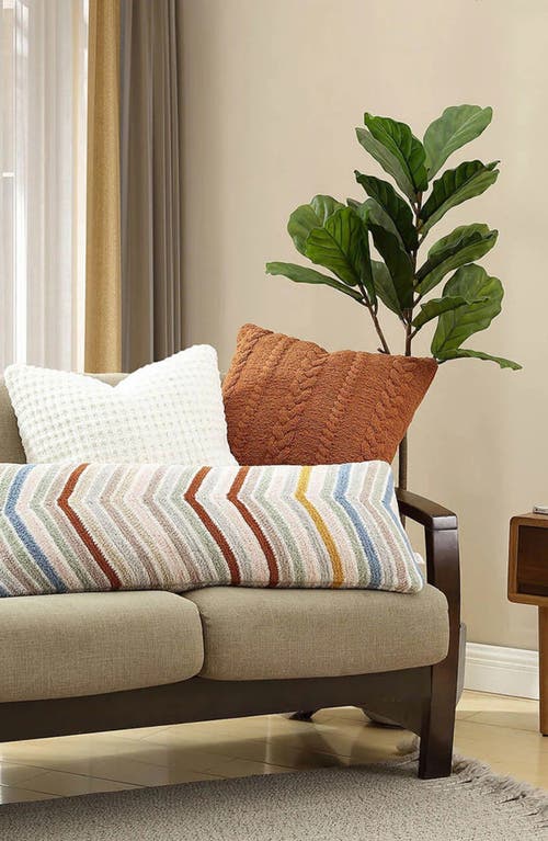 Sunday Citizen Braided Throw Pillow In Sienna