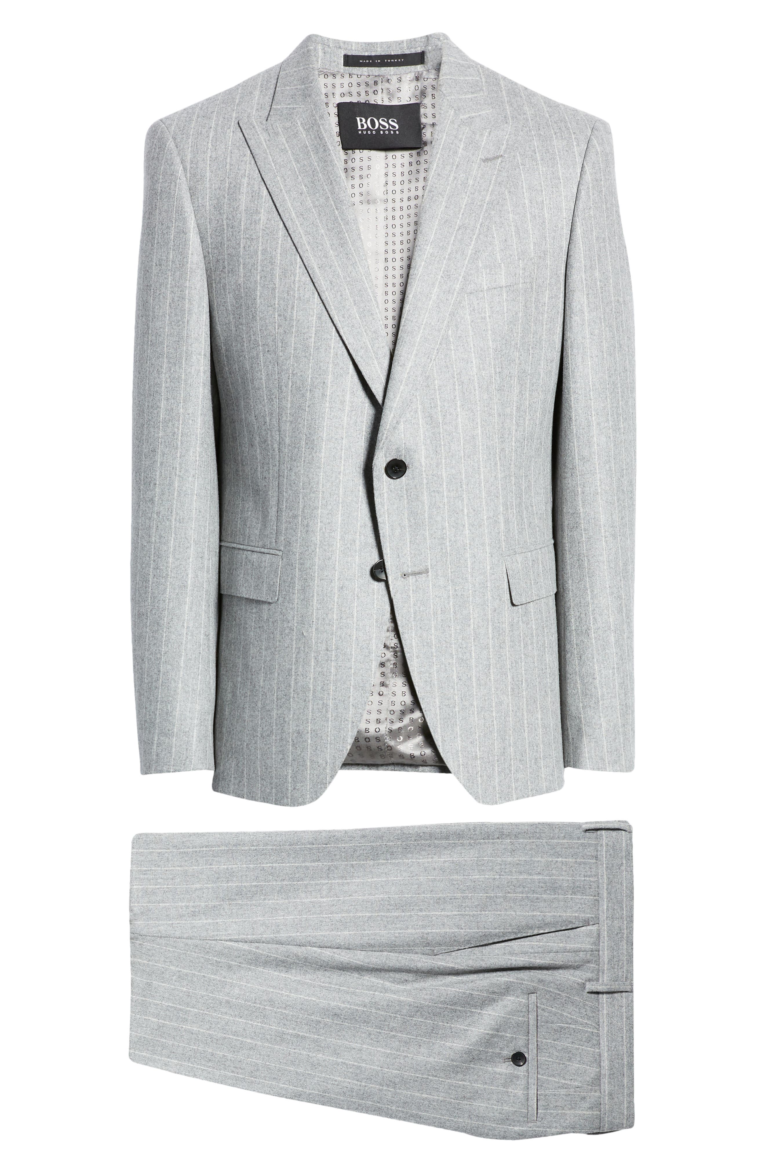 hugo boss silver suit