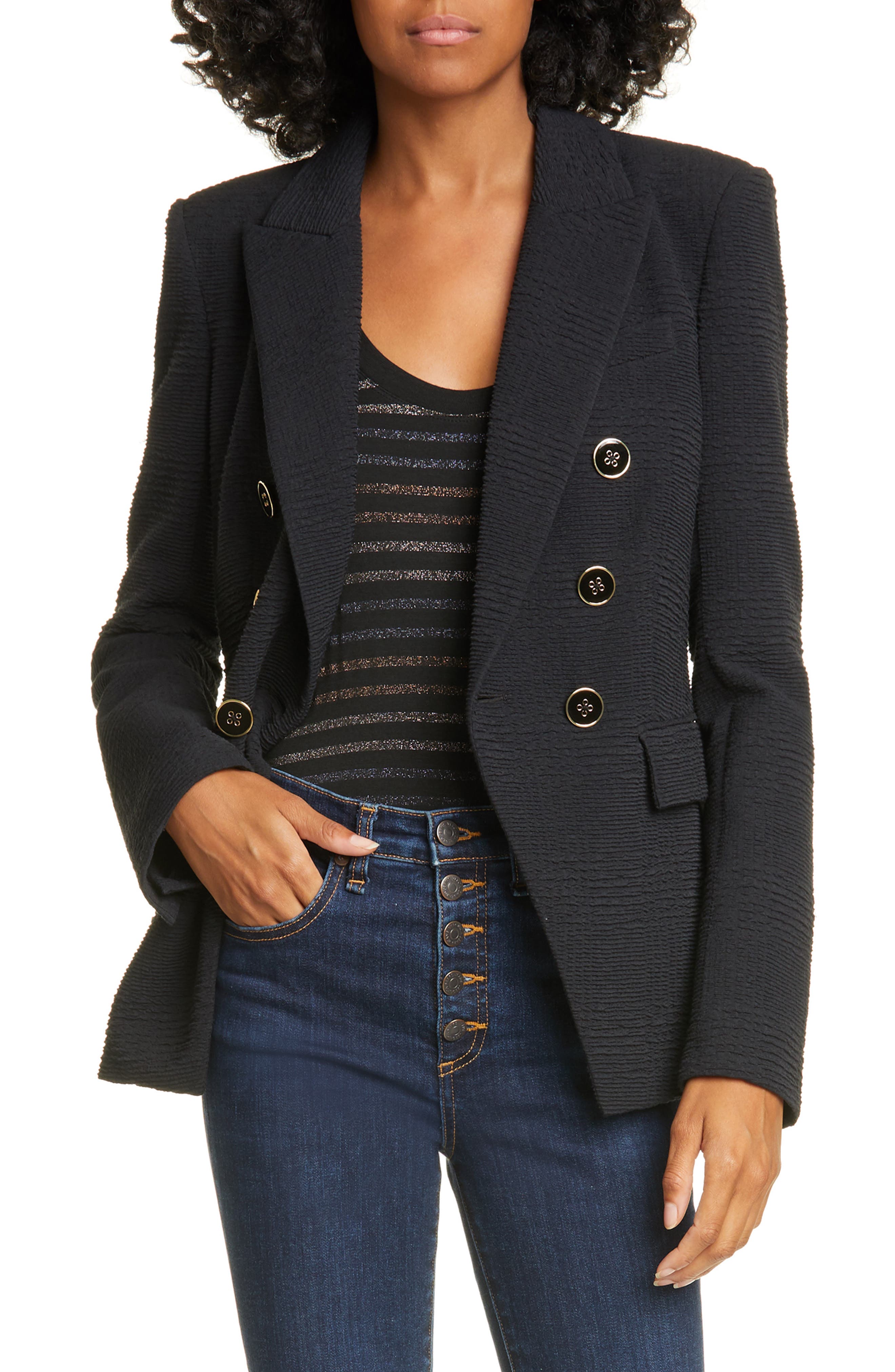 veronica beard miller jacket black
