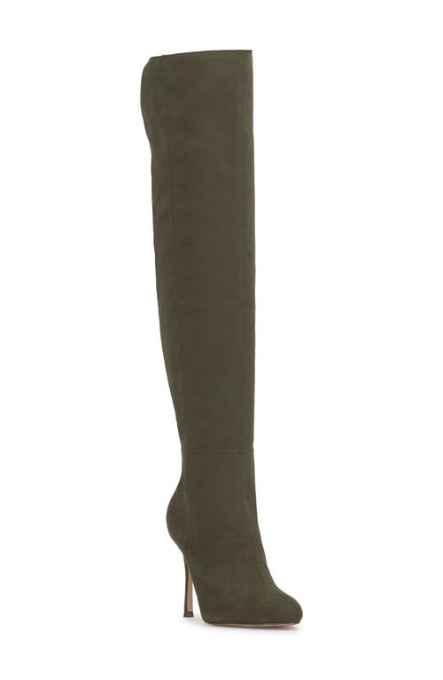 Shop Jessica Simpson Nicolosi Over The Knee Boot In Cargo Green