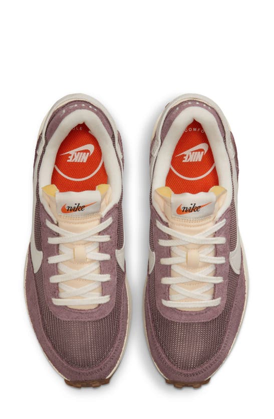 Shop Nike Waffle Debut Vintage Sneaker In Plum/ Coconut Milk