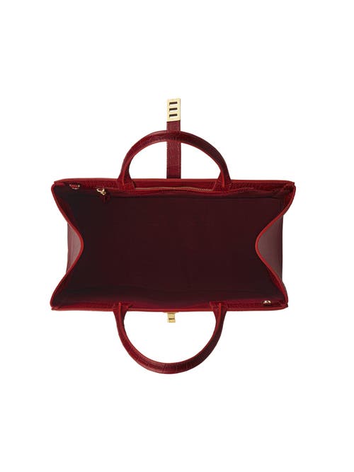 Teddy Blake Lola Croco 15" In Dark Red