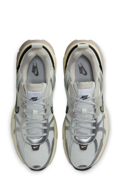 Shop Nike V2k Run Sneaker In Summit White/metallic Silver