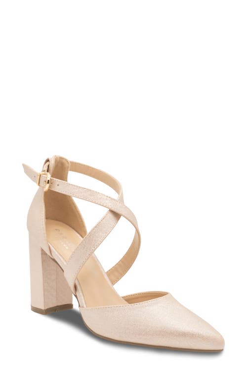 Rylee Pointed Toe Pump in Beige